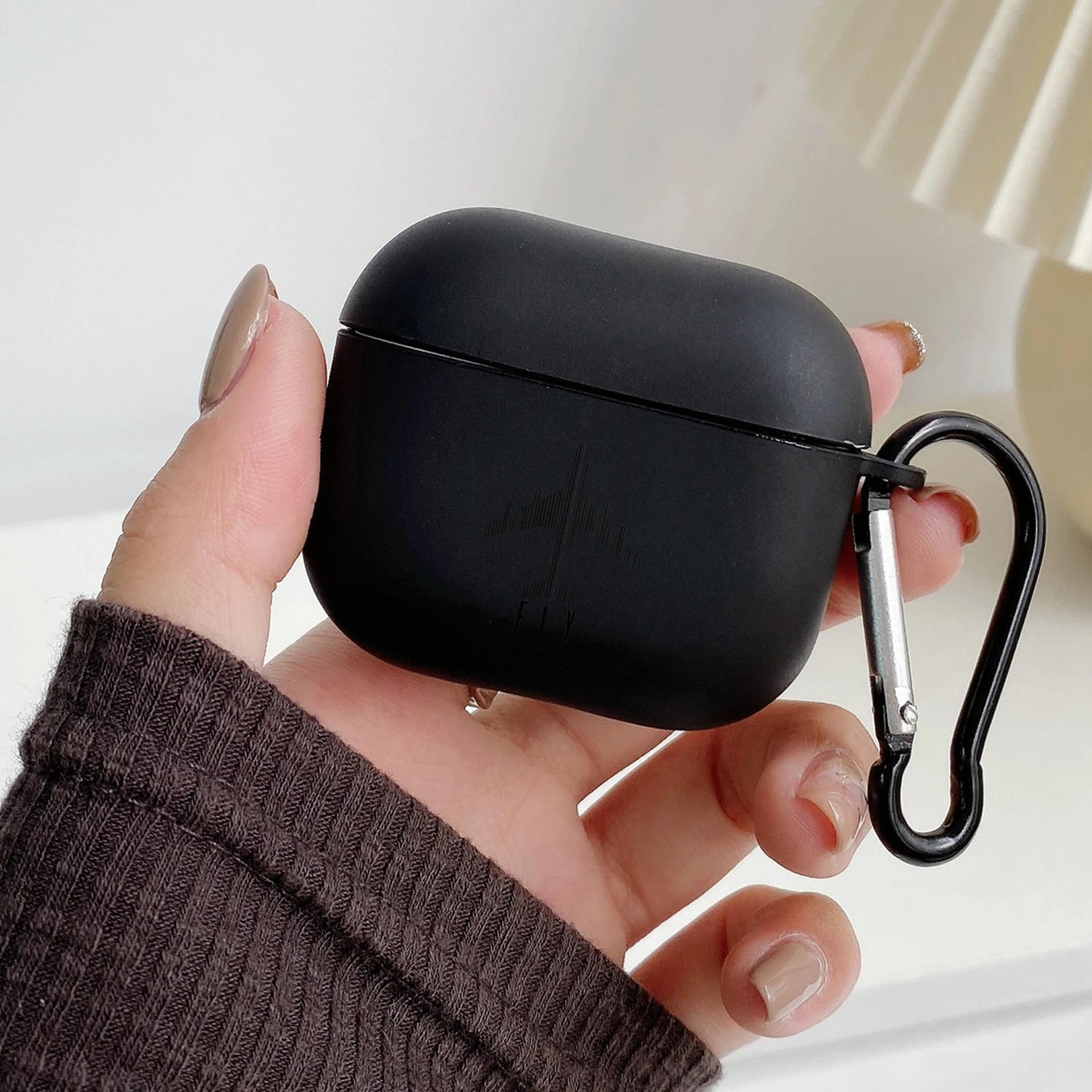 Earphone Case For Airpods 4 3 2 1 Pro3 Pro2 Shockproof With Keychain Airplane For Airpods 4 Cover