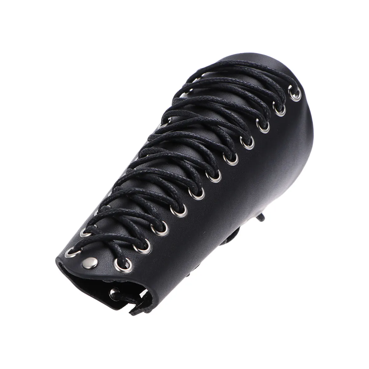 

Punk Wristbands Waterproof Punk Style Bracelet Adjustable Wrist Protector Rope Weaving Bracelet Black