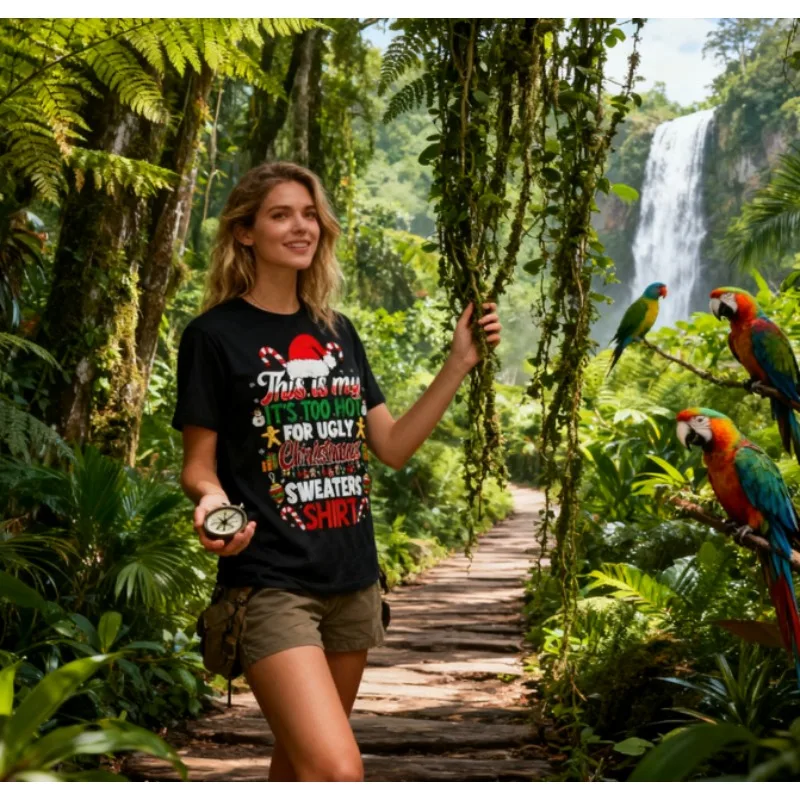 تي شيرت This is My It's Too Hot لسترات عيد الميلاد القبيحة #2