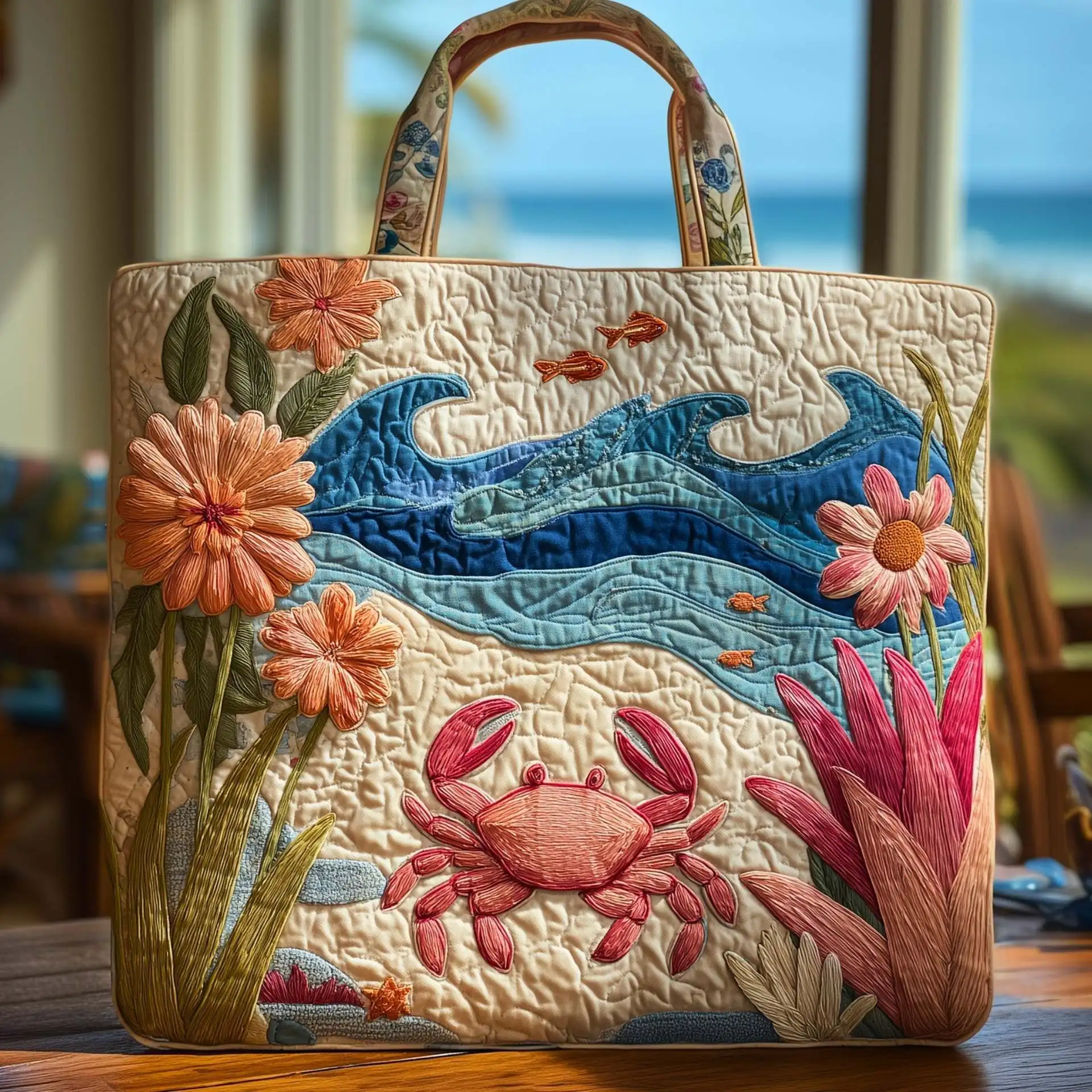 3D Printed Quilted Tote Bag Shopping Bags Gifts Shoulder Bag Handbag Sport Bag elegant Travel Beach Hiking Camping