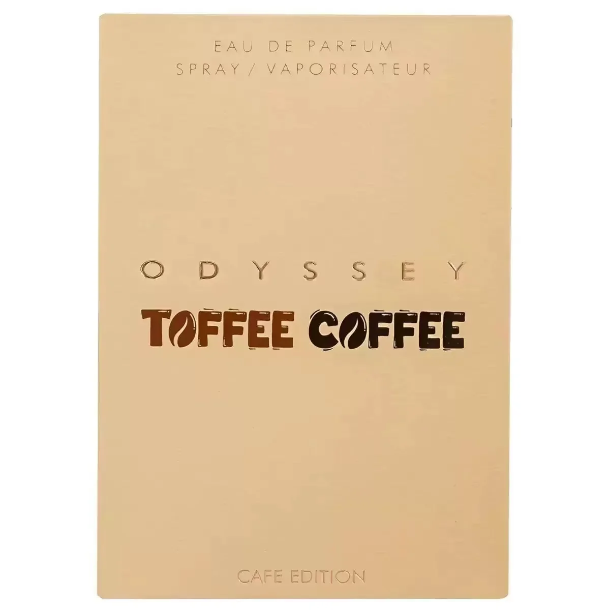 Armaf Odyssey Toffee Coffee EDP 100ml (3.4 fl oz), Fragancia Gourmand de Café y Caramelo, Edición Café
