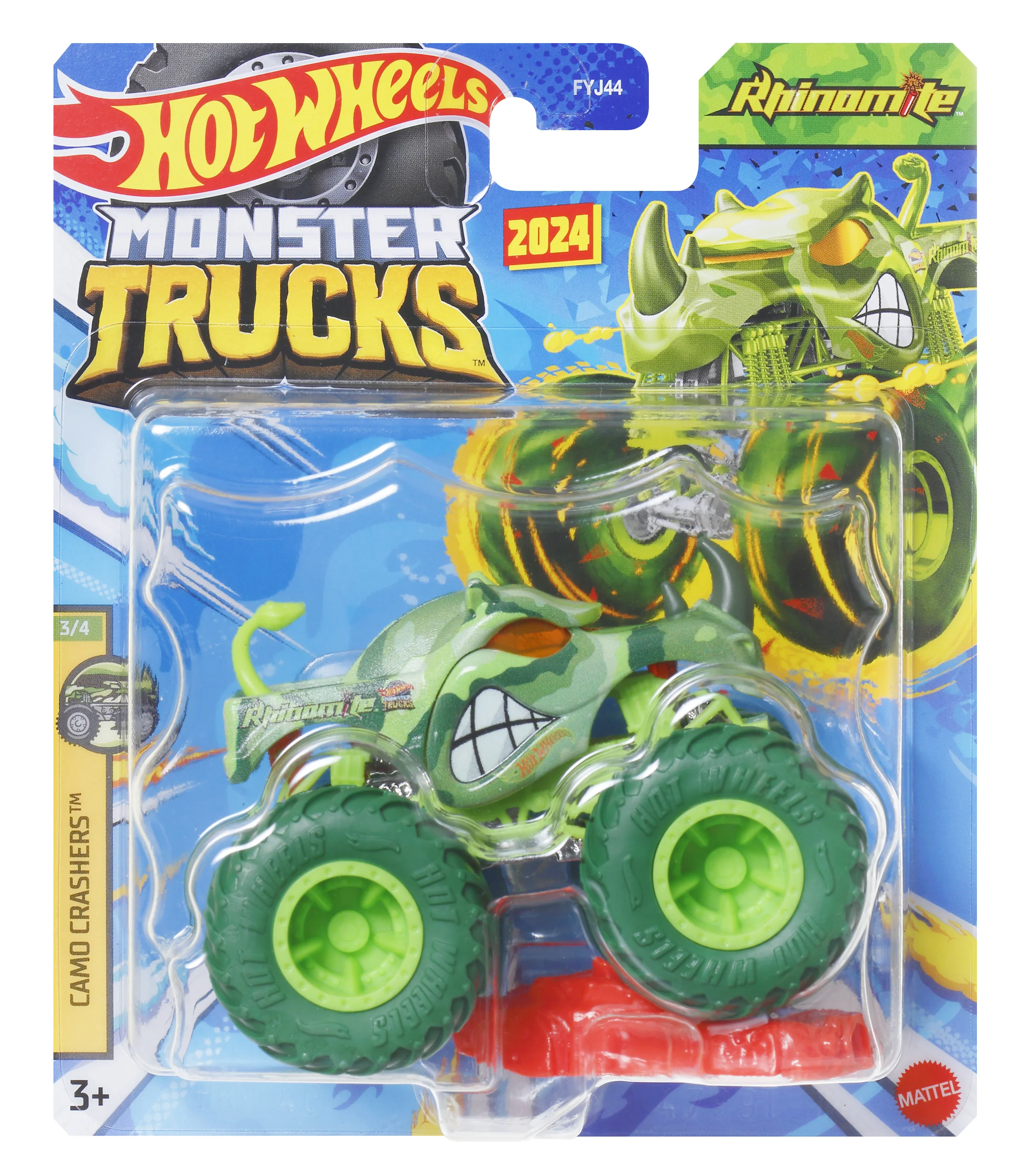 Official Hot Wheels Car Monster Trucks Boys Toys Duck Roll Mega Wrex Jurassic Park Big Foot Scorpedo Vehicle Model Birthday Gift