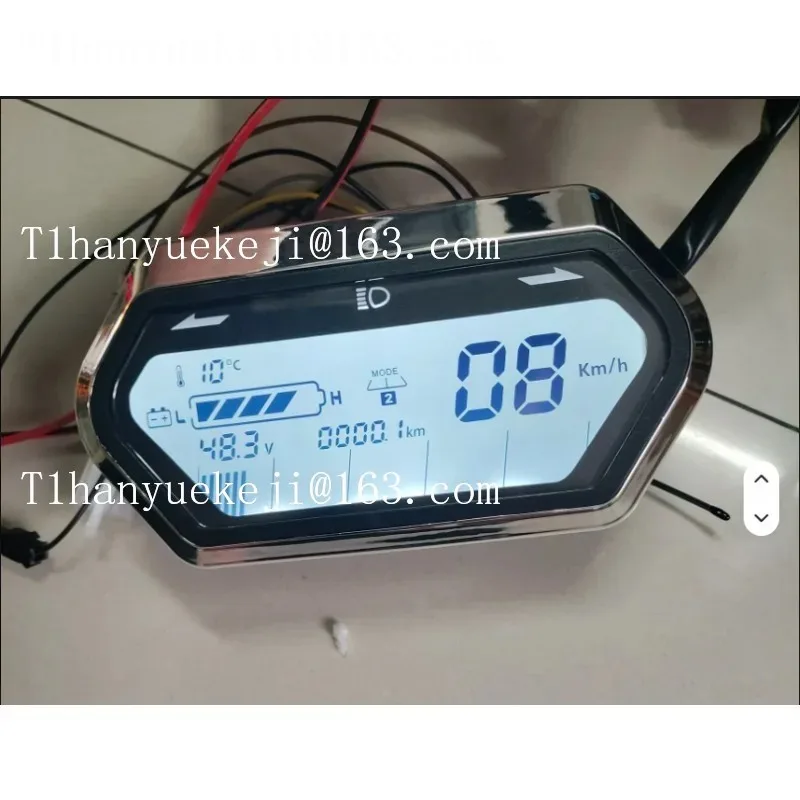 Applicable to electric bicycle instrument 48v60v72v battery version LCD display parts
