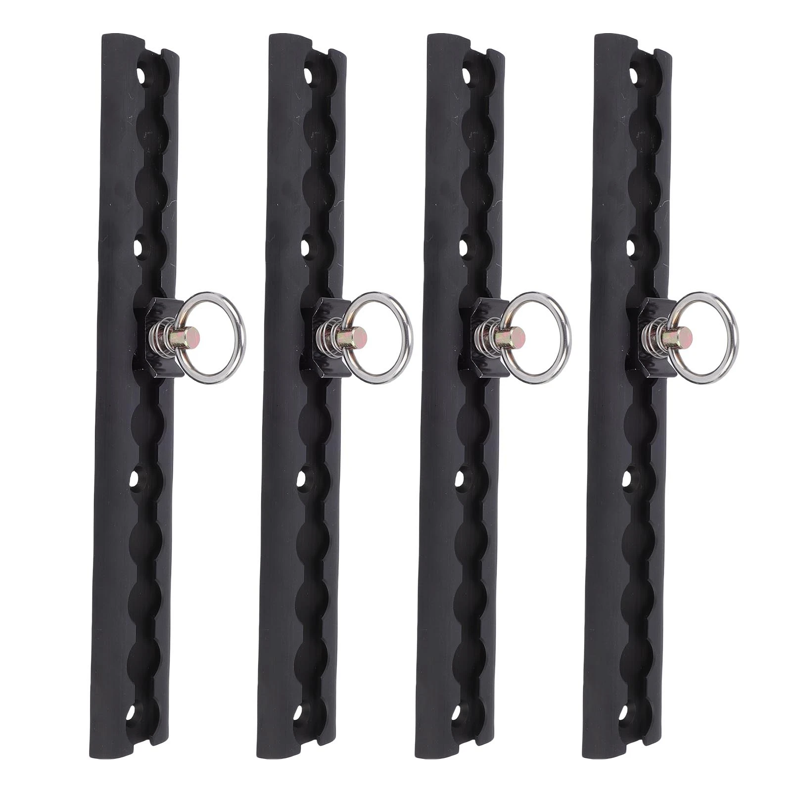 

Aluminum L Track 304mm/12in Heavy Duty L Track Tie Down System with 8 O Ring Fittings for Motorcycles ATVs Dirt Bikes Utility Tr