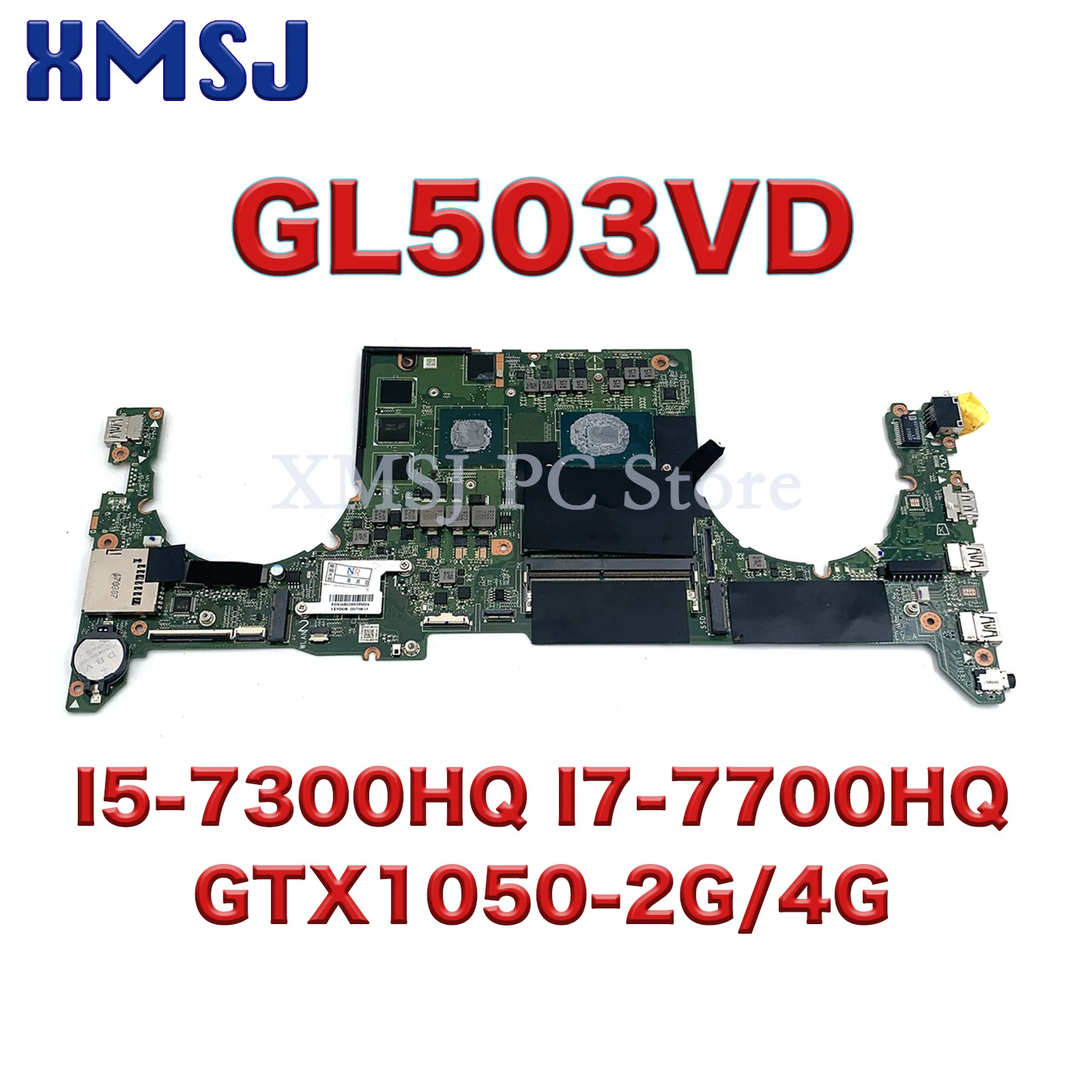 For ASUS GL503VM GL503G GL503VD FX503V FX503VD DABKLMB28A0 DABKLAMB8B0 Motherboard With I7-7700HQ I5-7300HQ GTX1050-2G/4G