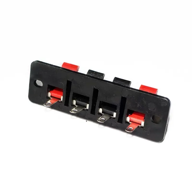 Conector Banana externo WP, amplificador de altavoz de 4 pines, Clip de cable, toma de Audio WP, Terminal de resorte de 4 polos, abrazadera de alimentación, 2 uds.