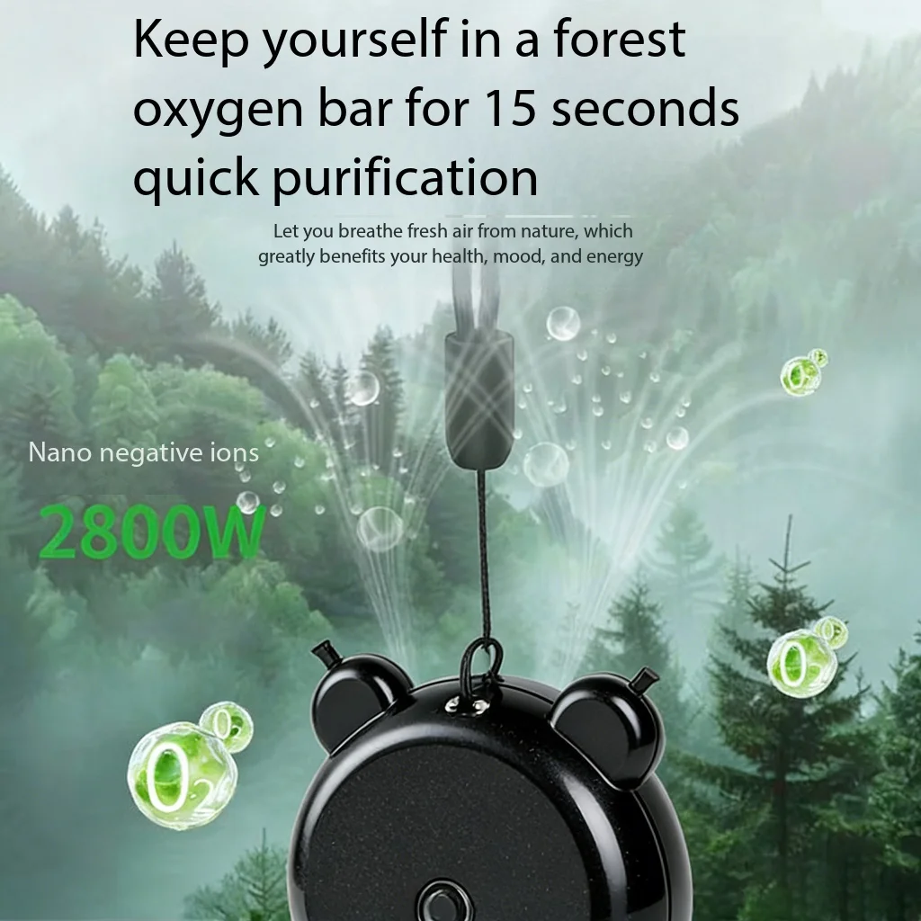 Portable Air Purifier Necklace - Kids Outdoor Air Quality recension och pris