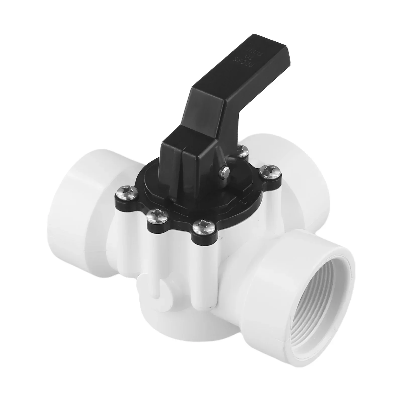 

Quality Assured Pool Diverter Valve 3 Way Slip Valve Furnished With 360 Turning Handle Enhances Your Pool & Spa Experience