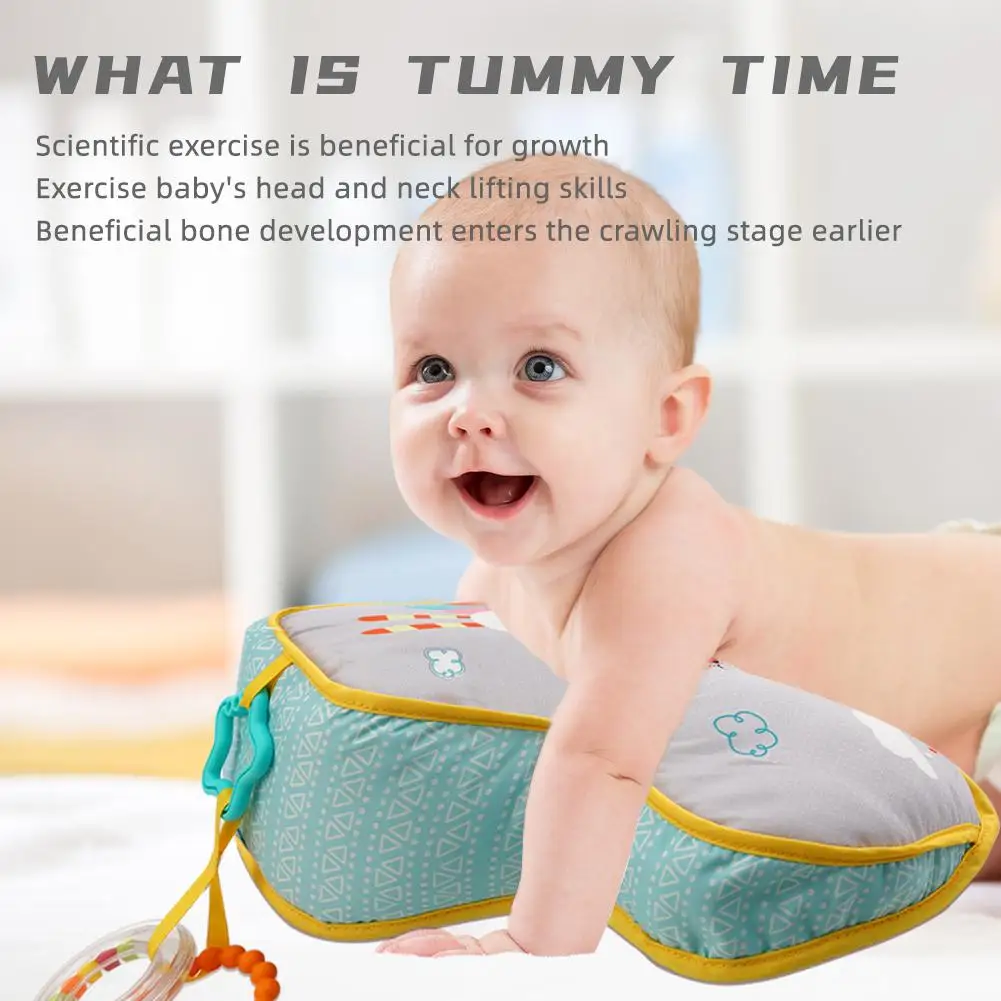 Baby Pillow Tummy Toy Lying Pillow High Contrast Sensory Training Toy -up Double-sided Baby Gifts Pillows Baby Y4z9