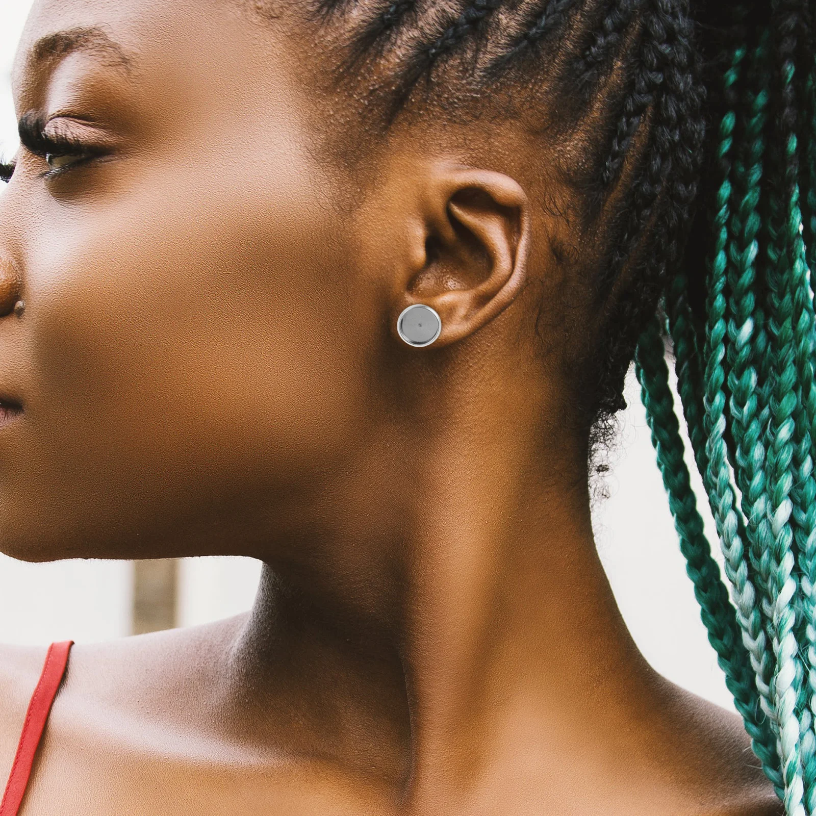 20Pcs Metal Earring Blanks Tray Simple Elegant Design DIY Jewelry Making Base Blank Earring Posts Blank Bezel Tray