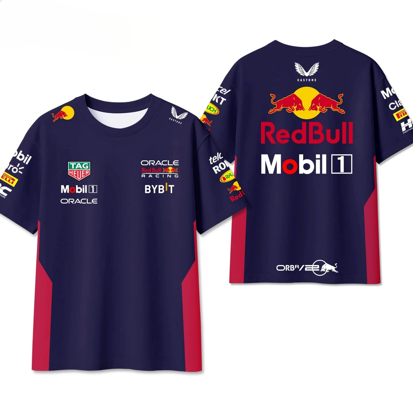2026 Red Bull Racing F1 racing suit RedBull Verstappen fan quick-drying ice silk short-sleeve T-shirt