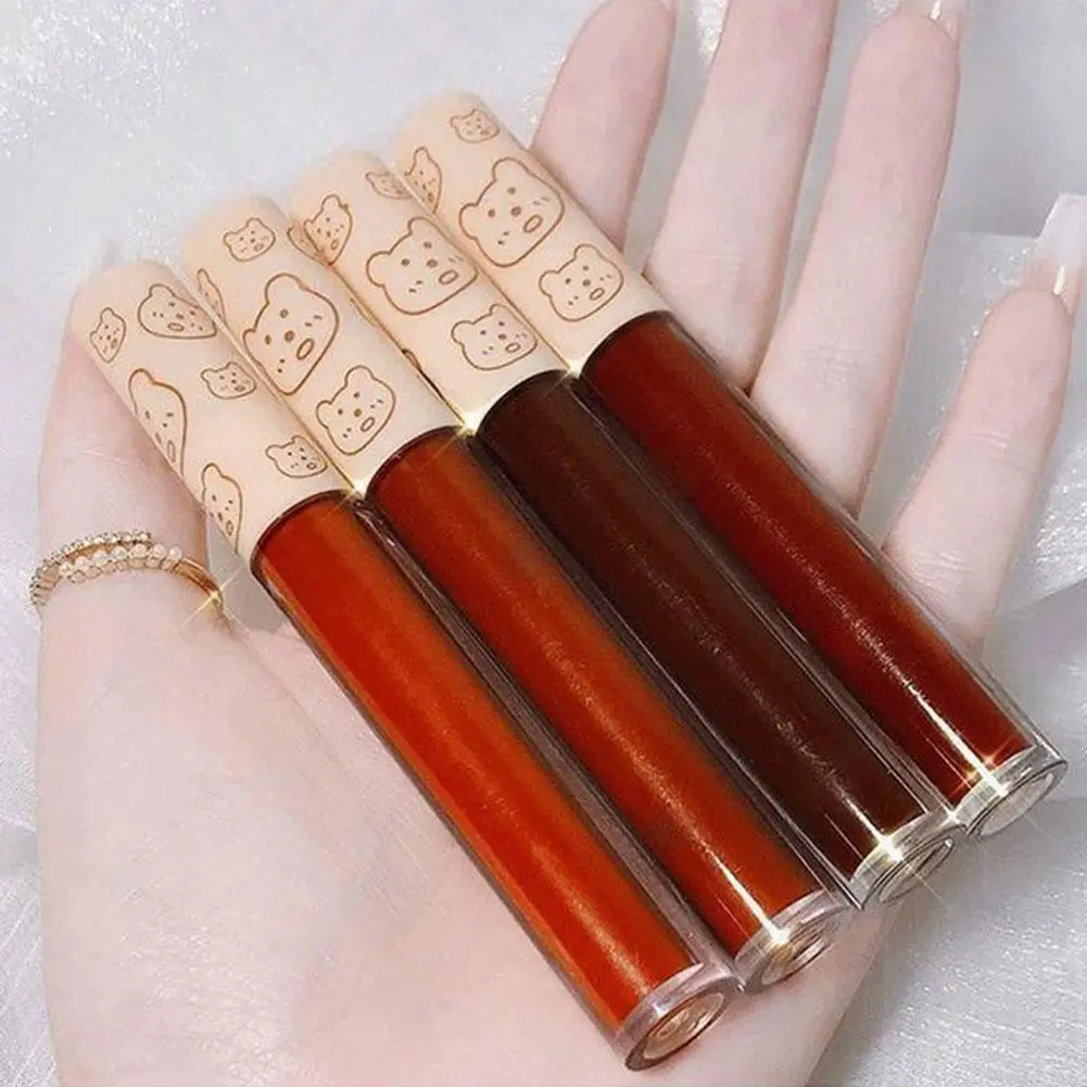 4 Color Velvet Matte Liquid Lipstick Set Lip Gloss Moisturizing Hour Texture Set Waterproof Non-sticky With Long Velvet 24 S4e1