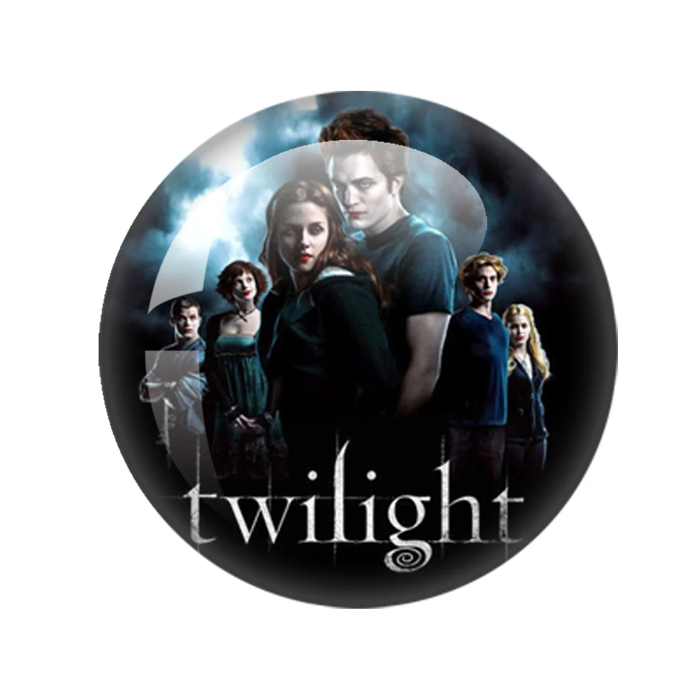 Twilight Movie Bella Edward Jacob Renesmee12mm-40mm Round Glass Photo Flat Back Making Finding Jewelry Findings