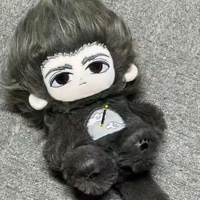 Pluszak 20 cm Gra Black Myth: Wukong Śliczny Wukong Zabawka Pluszowa dla Dzieci Fanów Cosplay Prezent Urodzinowy Świąteczny Kolekcjonerski Dekoracja Pokoju na Boże Narodzenie