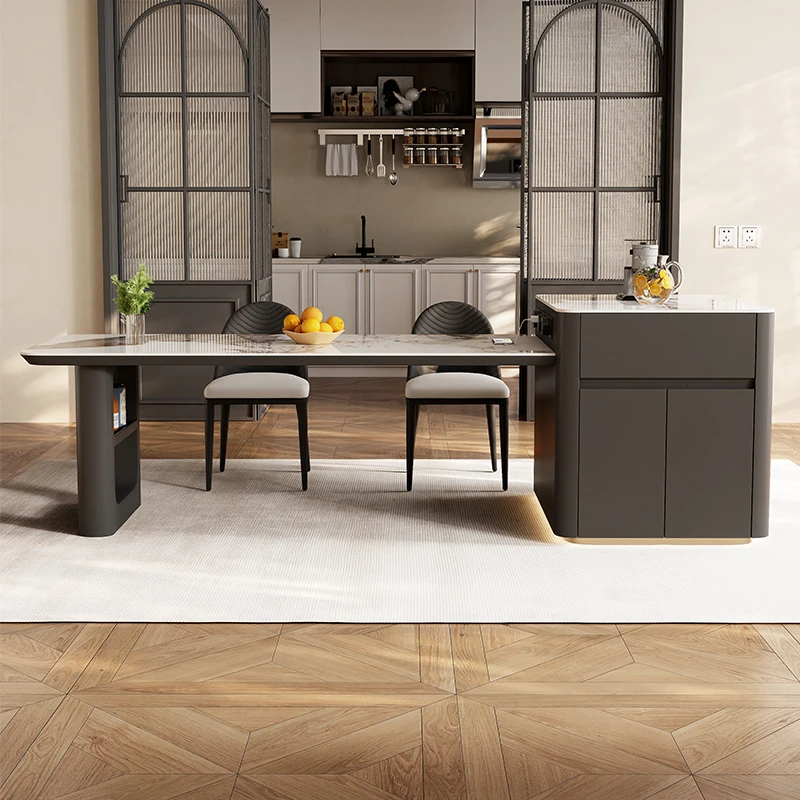 

#Customized Modern Light Luxury Design All-in-one Home Premium Feel Kitchen Island for Dining Room