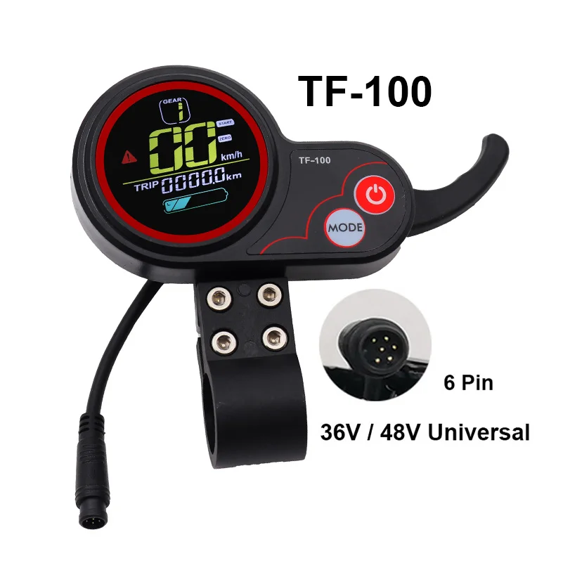 Scooter LCD Instrument TF-100 Jh-01 Display Skateboard  Dashboard Outdoor Portable for Kugoo M4 Electric  Parts 5/6 Pin