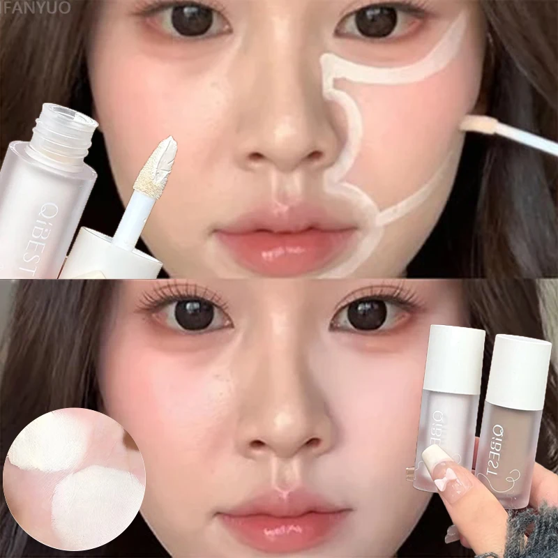 Stick per evidenziare liquido Correttore bianco beige Impermeabile viso tridimensionale Illumina il fard Trucco con stick snellente naturale