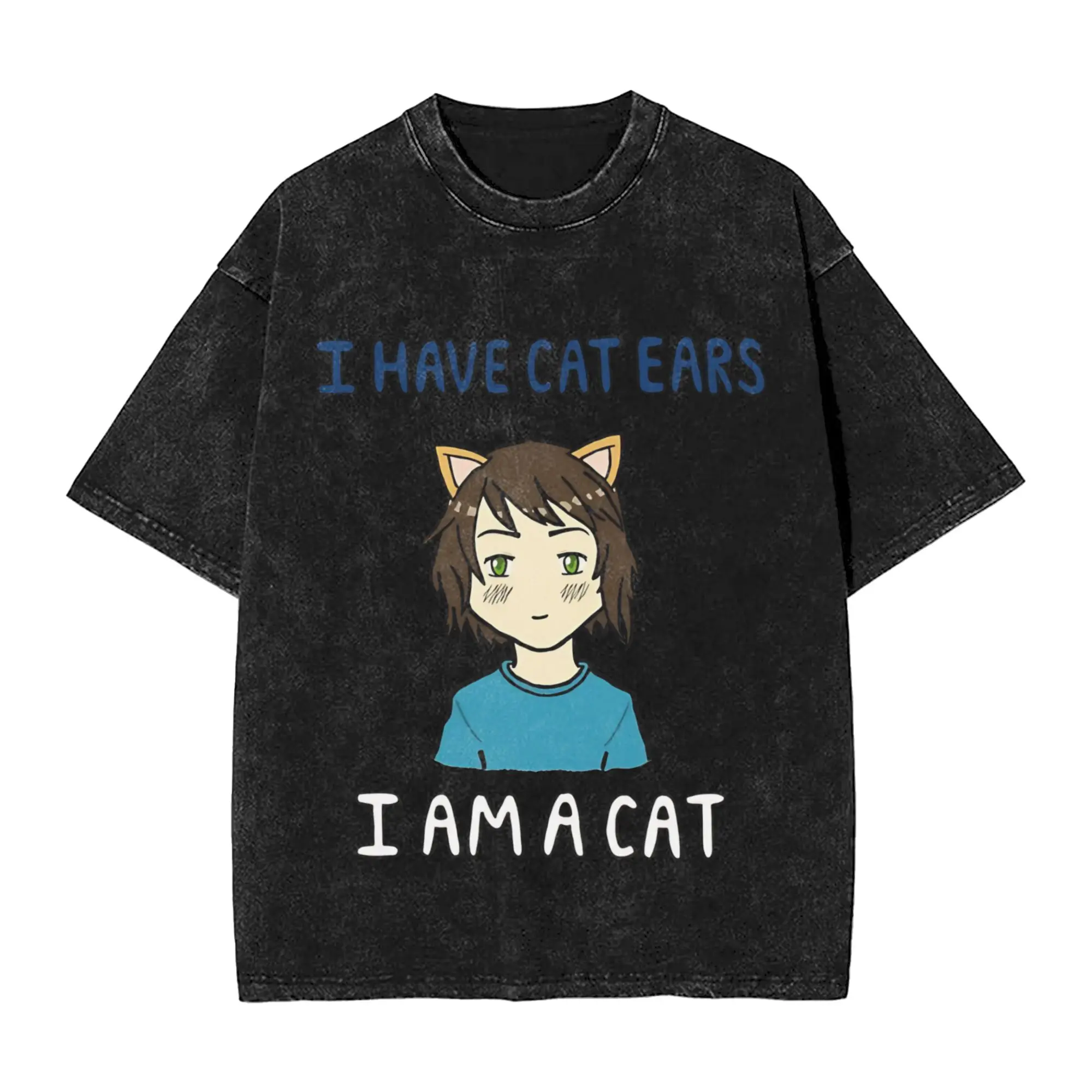 Hetalia Axis Power  Washed T Shirt Men  Y2K Classic Casual T-Shirts Summer O-Neck Harajuku Tees Pattern Big Size Clothing