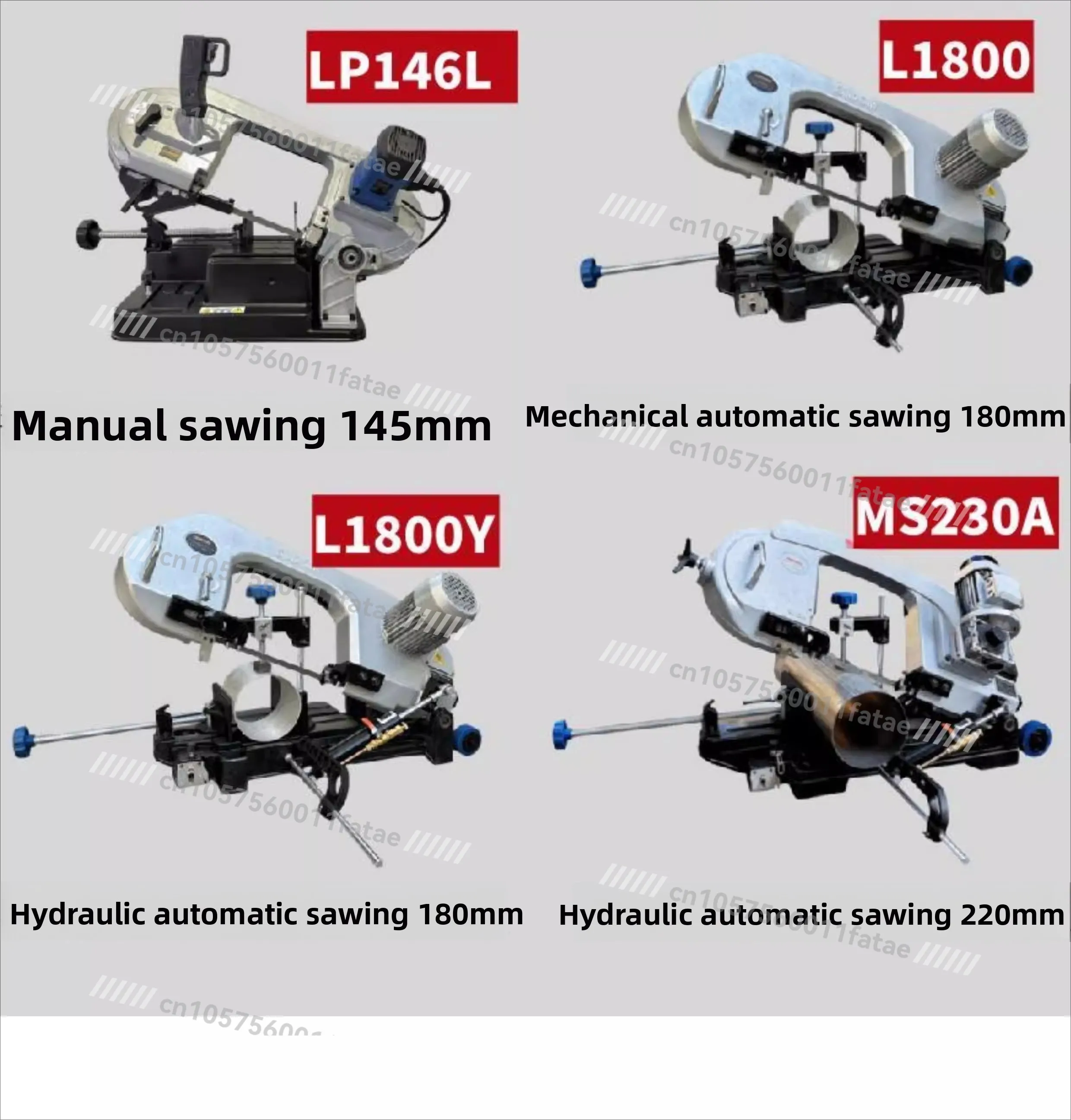 Stainless Steel Pipe Quick Cutting Saw No Noise Lightweight Engineering Automatic Pipe Cutting Machine No Burr Profile Cutting