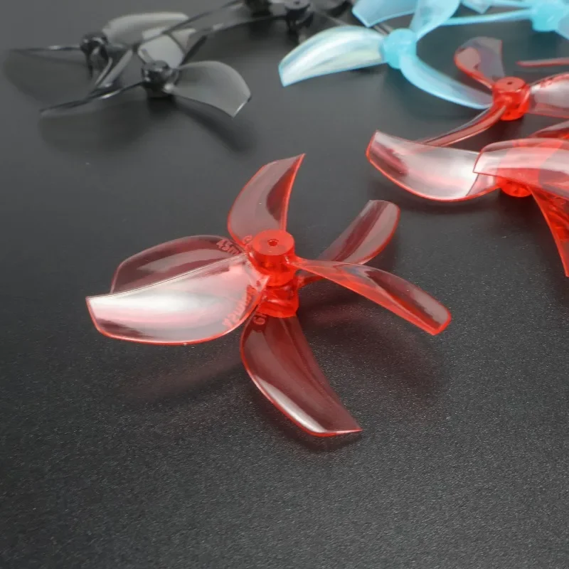 8PCS Gemfan 45mm 3-Blade PC Propeller T-Mount 1mm 1.5mm 0805 Motor For FPV RC Freestyle Tinywhoop Drones MOBULA 7 Props