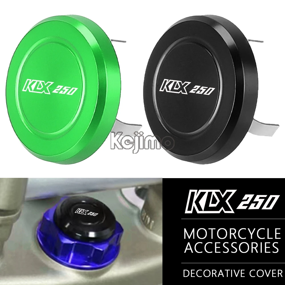 

Motorcycle CNC HandleBar Steering Stem Cap Shaft Decorative Cover Accessories For Kawasaki KLX250 KLX450R KLX 250 450R KLX 450 R