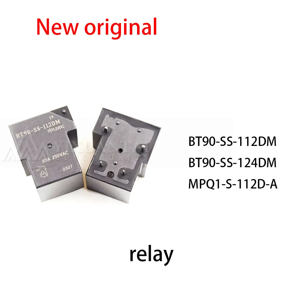 10Pcs BT90-SS-112DM BT90-SS-124DM MPQ1-S-112D-A 4-pin 30A relay