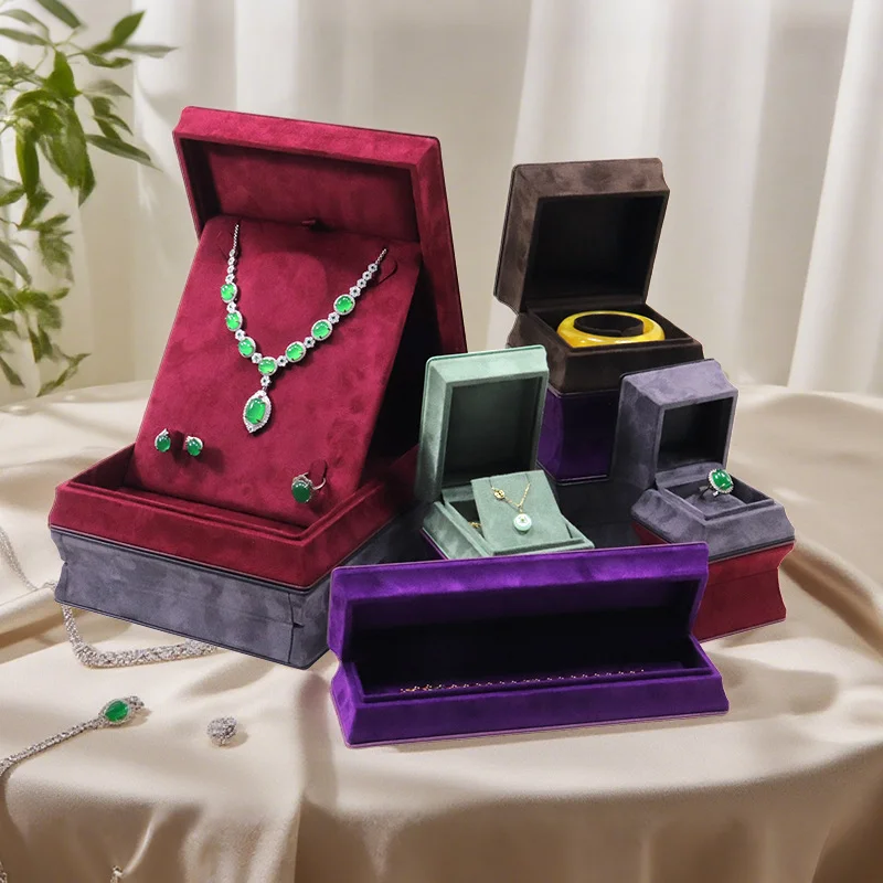 

High-quality Velvet Jewelry Box For Small Waist, Containing Ring Pendants Earrings Necklaces Bracelets For Storage Display