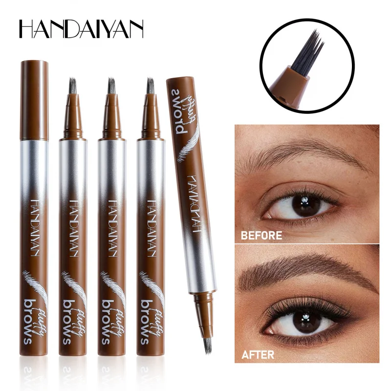 Długopis do brwi Microblading, cienkopis do brwi dla naturalnych i wyraźnych brwi