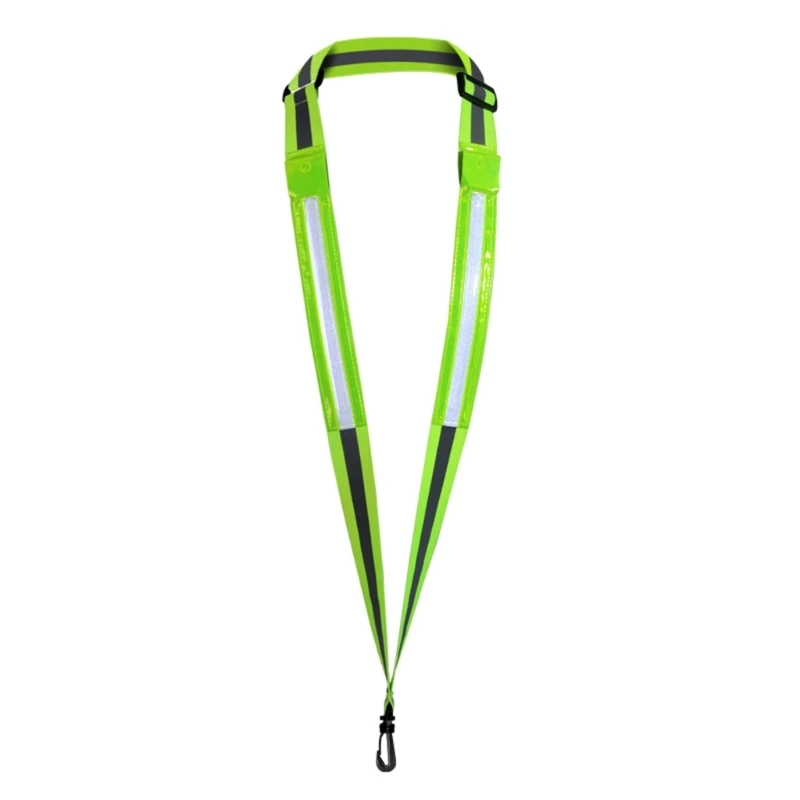 

High Brightness LED Reflective Belt Cycling Reflective Strap High Visibility Safety Shoulder Strap Running Gear