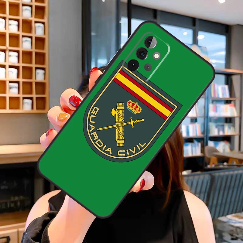 Emblem of the Spanish Civil Guard Case For Samsung Galaxy A14 A34 A54 A52 A32 A42 A22 A12 A51 A71 A13 A33 A53 A52S Cover