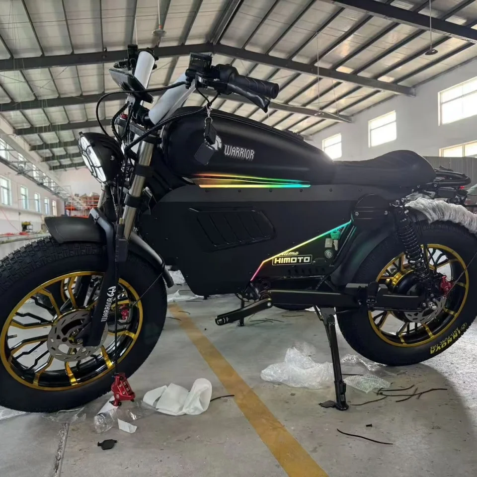 Electric off-road motorcycle 3000W large motor 60V 45AH battery all-terrain electric bicycle 20-inch tire adult mountain e-bike image 4