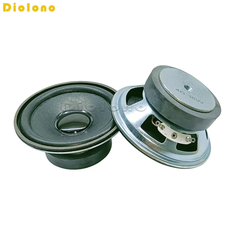 Alto-falante redondo Bluetooth, cone magnético externo, alto-falante de papel preto altura 32mm, 4Ohm, 10W, diâmetro 77mm, 3 polegadas, 50mm