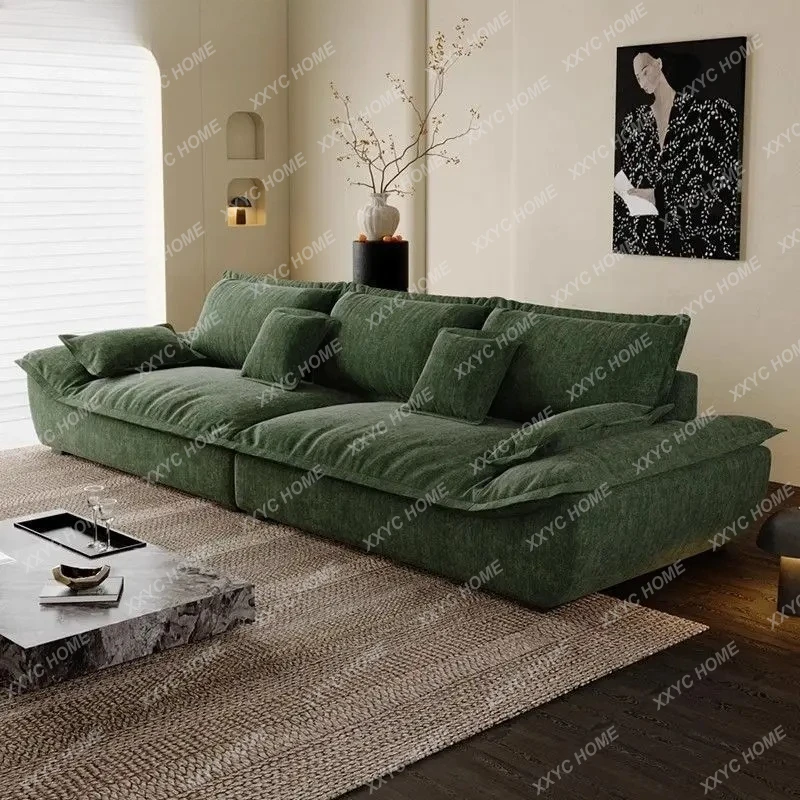 

Диван в ретро-стиле для небольшой квартиры, прямой, из ткани, для гостиной.