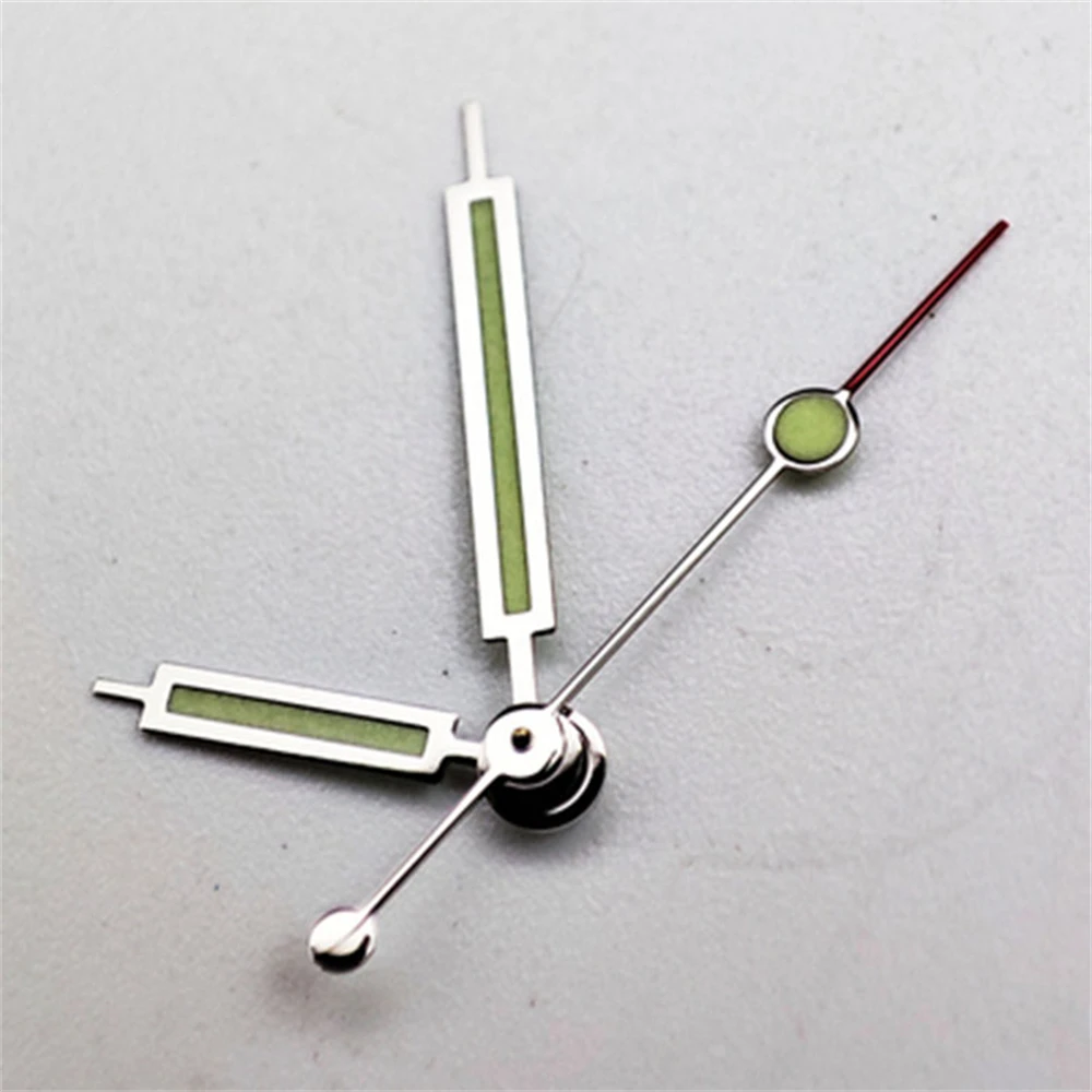 Golden Watch Hand Syringe Shape Luminous Needle For NH35/ NH36/ 4R Movement Modify Mechanical Watch Accessories