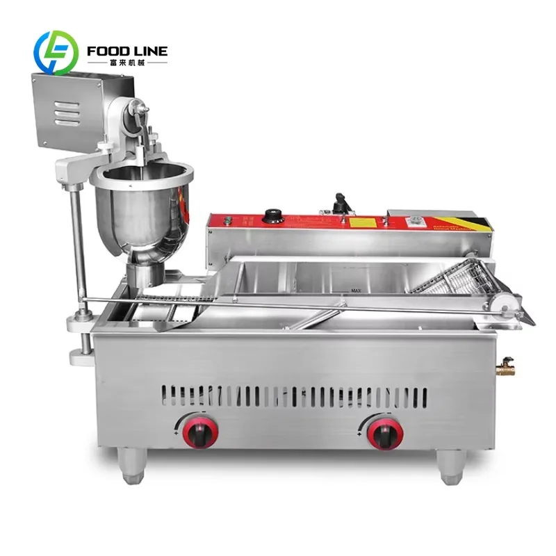 Customized Electric and Gas Doughnut Making Machine Effective Automatic Donut Balls Machine