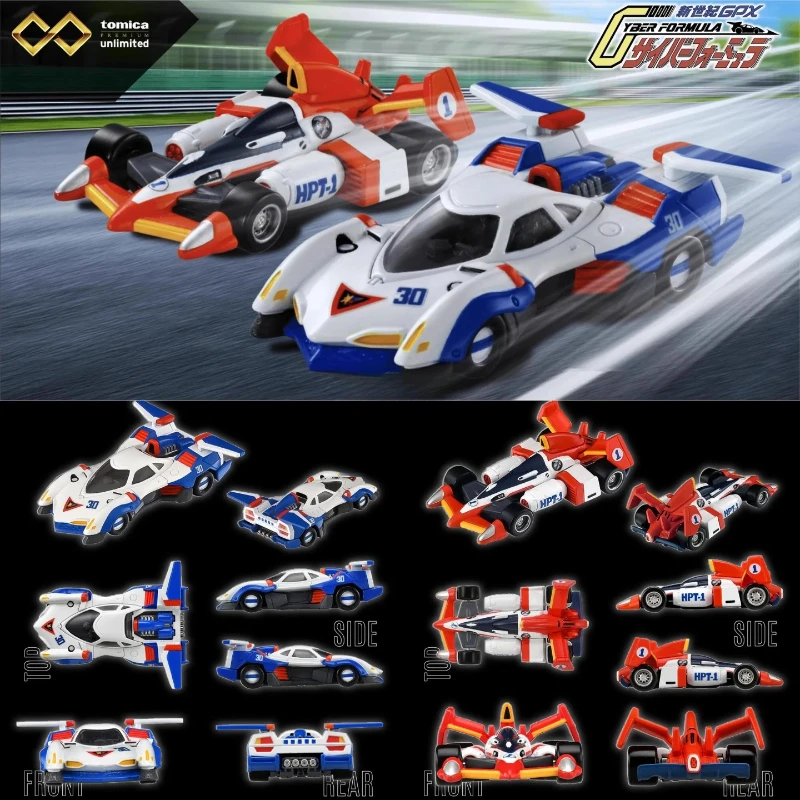 

Takara Tomy Tomica CYBER FORMULA ASURADA G.S.X Cyber Formula Knight Savior Alloy Diecast Toys Kids Birthday Gift Toys