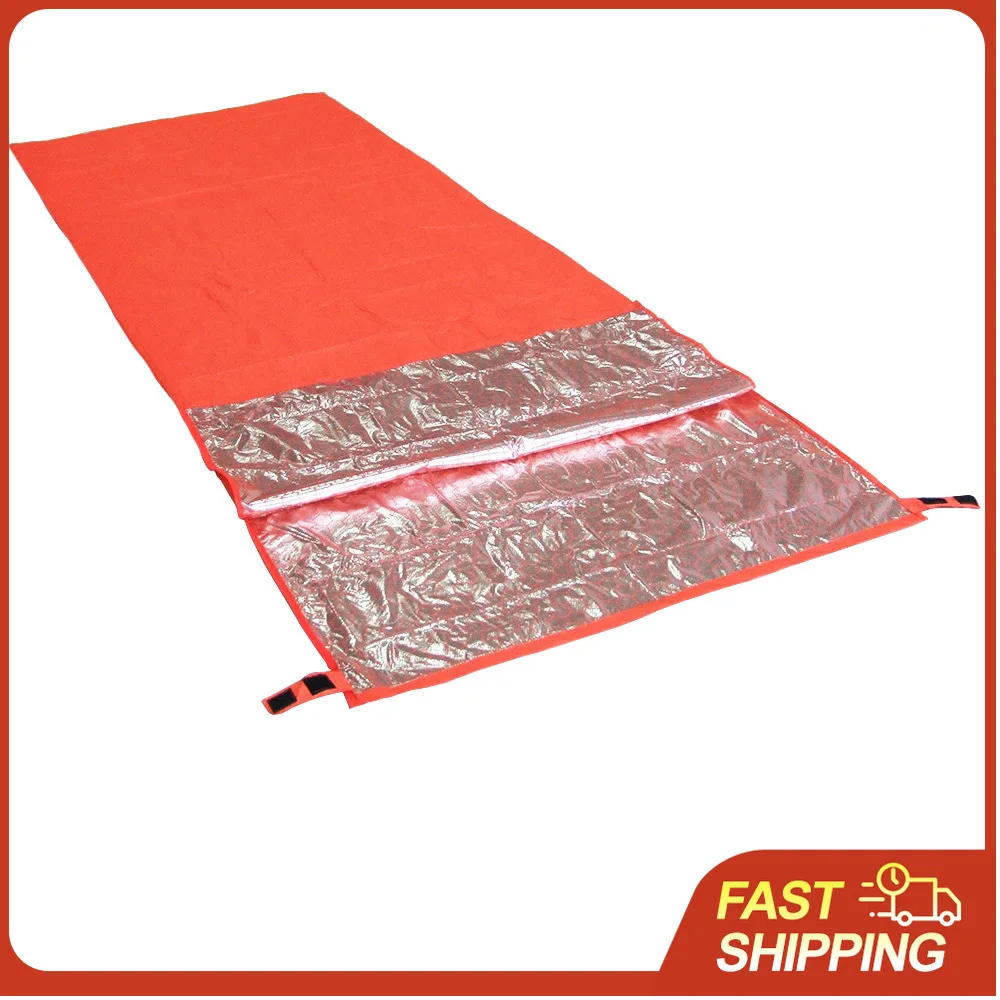 

Портативный утепленный одноместный спальный мешок с отражающим слоем для сохранения тепла, для кемпинга, путешествий, походов, 200 * 72 см