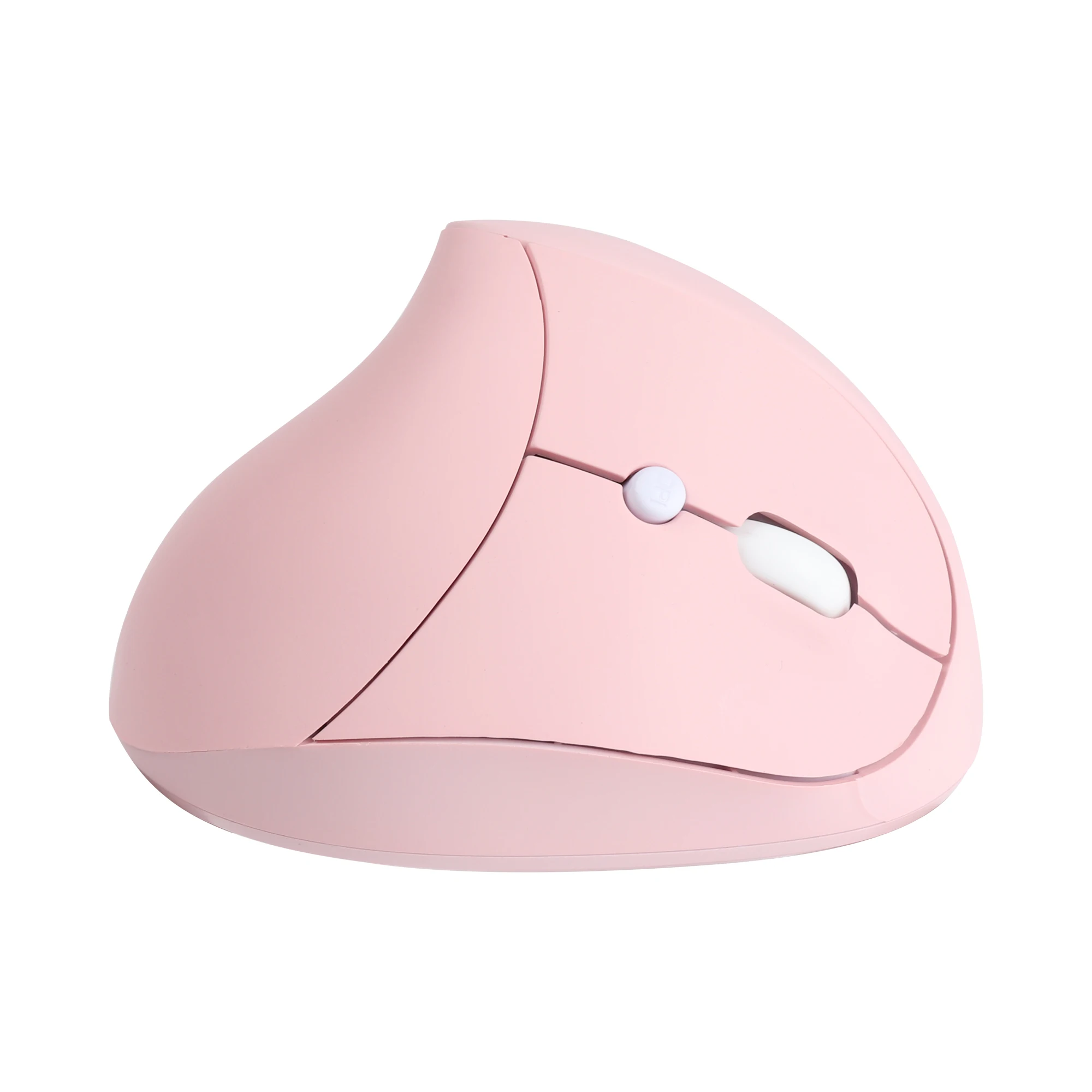 

Pink 2.4GHz Wireless Mouse Rechargeable Ergonomics Vertical Optical Gaming With Mouse Pad for PC Laptop Computer