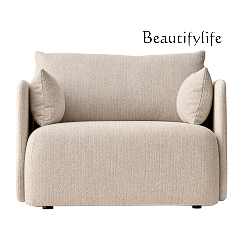 

Italian Minimalist Fabric Sofa Designer Small Apartment Straight Row Combination Sofa Living Room Sales Office