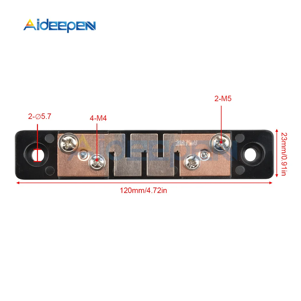 JF-1 Shunt 10A 20A 30A 50A 75MV DC Shunt Current Meter Shunt Resistor for Digital Voltmeter Ammeter Wattmeter Meter Shunt