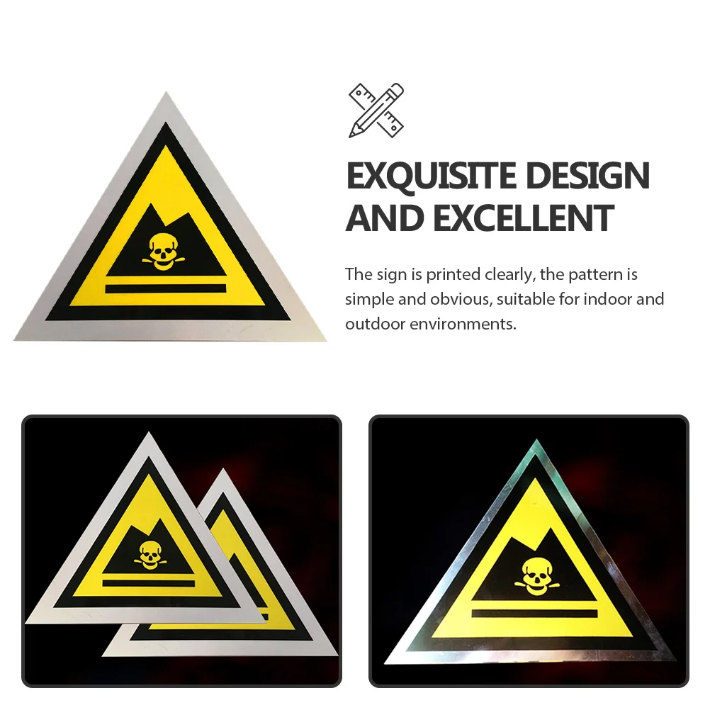 خطر النفايات علامة معدنية تحذير مؤشر السلامة للاستخدام الداخلي في الهواء الطلق الحذر علامة الأمن السامة علامة السلامة المرورية