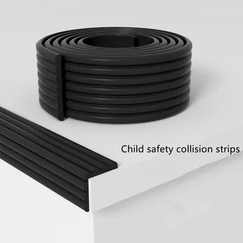 2M baby safety protection table corner edge anti-collision strip Furniture corner protection thickened foam anti-collision strip