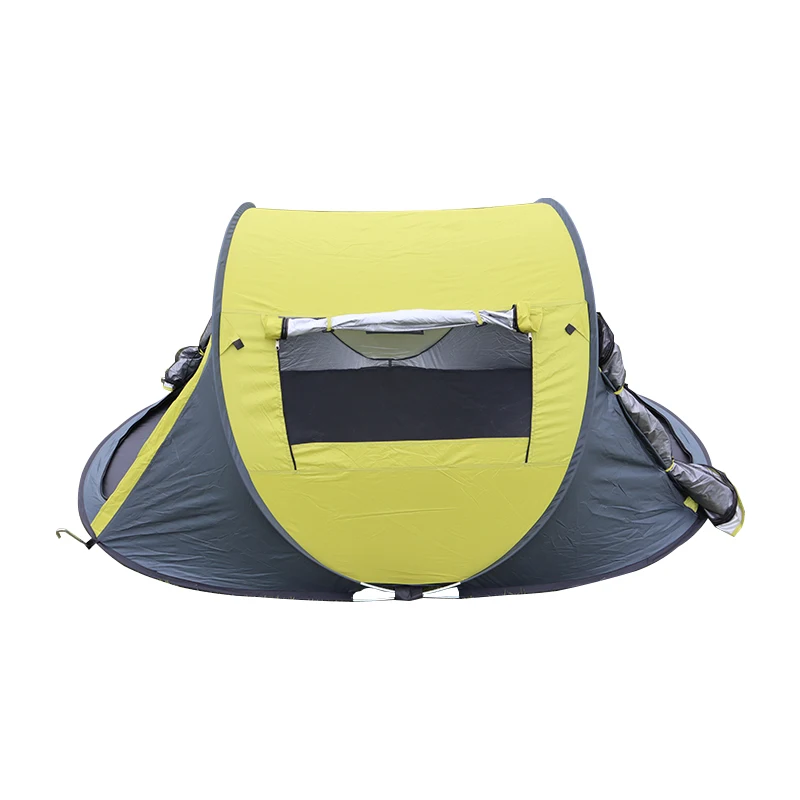 

Commercial Vendor Sample Custom Portable Waterproof Outdoor Sports Tent Easy Setup Aluminum Camping Kids Beach Pop-up Polyester