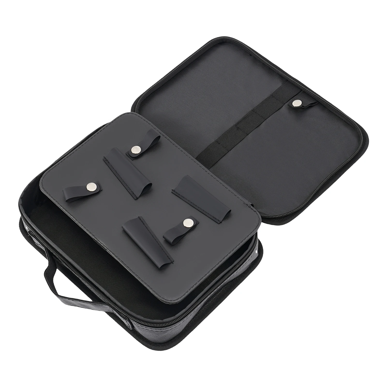Tragbare Friseurtasche, große Handtasche für Friseure, wasserdichtes PU-Oxford-Gewebe, ideal für den täglichen Gebrauch, Reisen und Geschäftsreisen. – Detail 12
