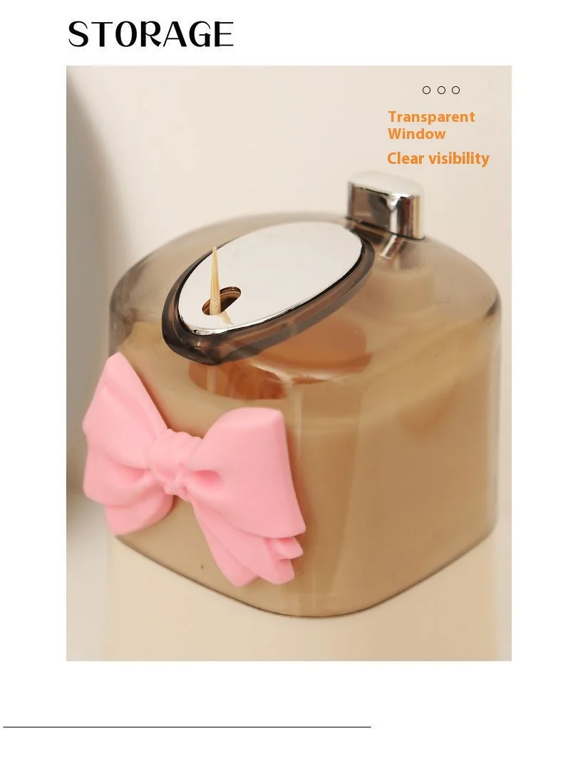 Compact QuackPick toothpick holder