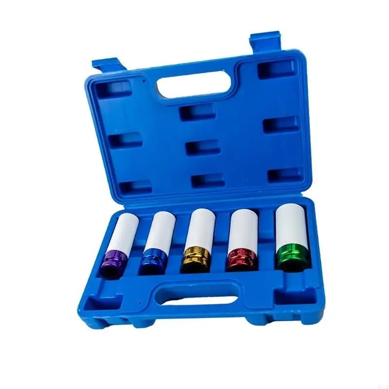 MXLB 공압 드라이브 휠 보호기 슬리브 가드 소켓 세트, 다양한 색상 쉬운 사용