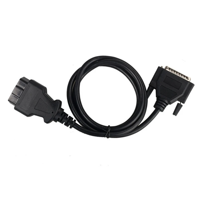 CK100 OBD2 16Pin to DB25 Cable 25 Needle Thread Adapter Car Connector Extension Cable Diagnostic Tool Cable