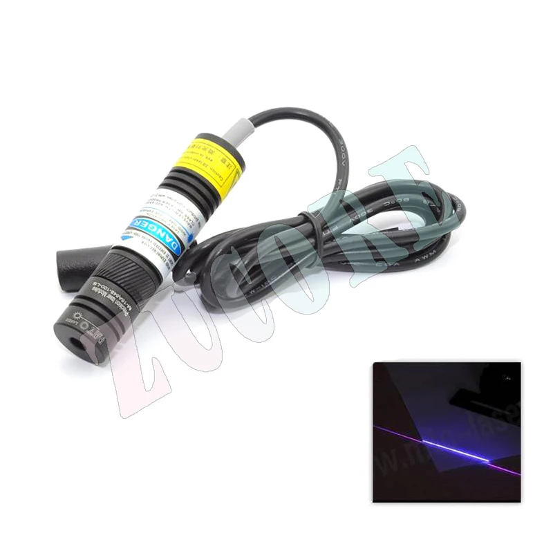 1 шт. 405 нм 20-300 мВт синий фиолетовый мини-лазерный модуль головка стеклянная линза фокусируемый промышленный класс