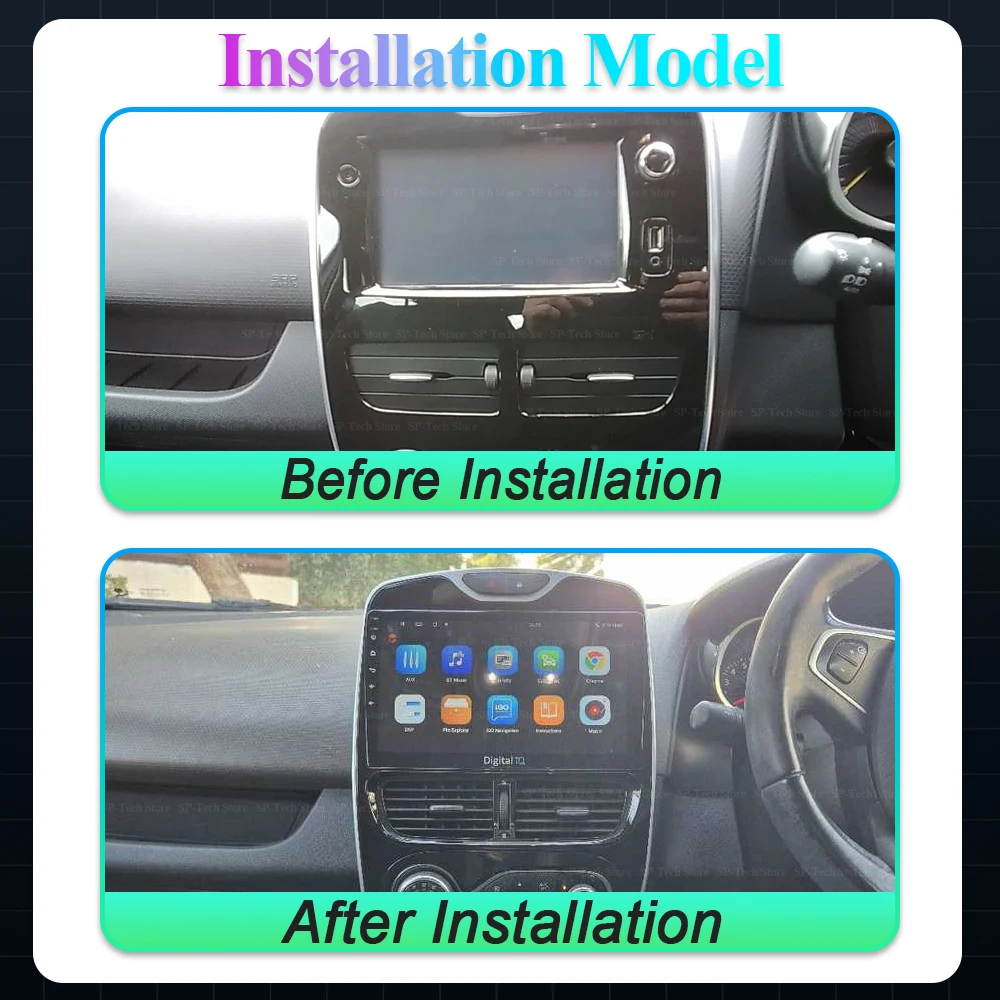 Android 16 Car Radio Carplay For Renault Clio 4 2012 2013 2014 2015 - 2018 2K QLED Player Auto Radio Touch Screen Mirror Link 5G