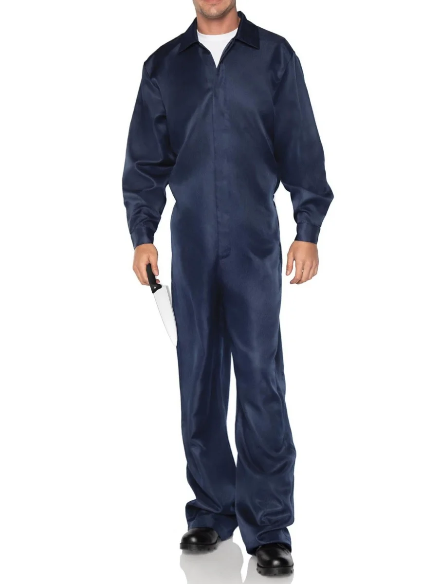 Adult Prisoner Jumpsuit Halloween Mens Costume Orange Costume Prison Inmate Jumpsuit Convict for Halloween Cosplay Sets